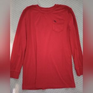 Tommy Bahama Boy's Long Sleeve Pocket T Shirt L Large